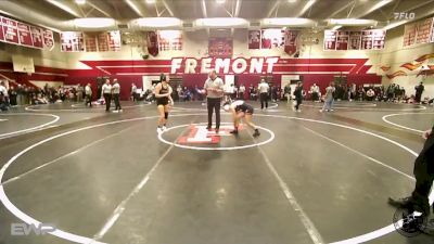 125 lbs 1st Place Match - Angelina Borelli, Los Banos vs Mia Rangel Lopez, Fremont (Sunnyvale)