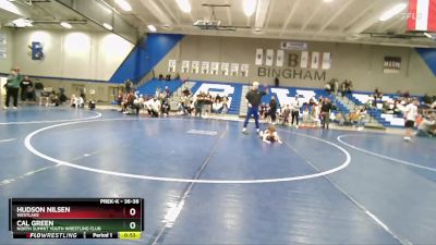 36-38 lbs Round 1 - Hudson Nilsen, Westlake vs Cal Green, North Summit Youth Wrestling Club