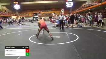 160 lbs Quarterfinal - Max Sailor, Spartan WC vs Jacob Brooks, Unattached