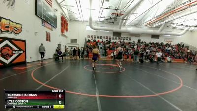 175B Round 3 - Lyle Ogston, Campbell County vs Trayson Hastings, Sheridan