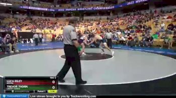 182 lbs Quarterfinal - Luca Riley, Belton vs Trevor Thorn, Liberty North