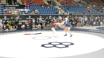 100 lbs Champ. Rd Of 16 - Katelynn Dockery, Texas vs Lilly Breeden, Missouri