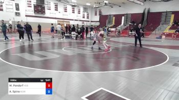 119 lbs 3rd Place - Maksim Pandorf, Yodice vs Antonio Spina, Scorpions