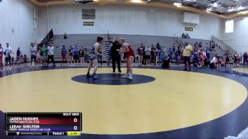 110-115 lbs Quarterfinal - Jaden Hughes, Tipton Wrestling Club vs Leeah Shelton, Perry Meridian Wrestling Club