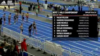 High School Boys' Mile Championship, Heat 1