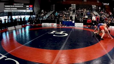 71kg Cons. Round 7 - Thomas Ellis-Toddington, Lethbridge Amateur Wrestling Association vs Tyssen Hansen, Dinos Wrestling Club