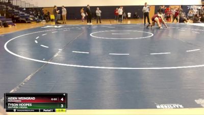 174 lbs Cons. Round 5 - Aiden Weingrad, Muhlenberg vs Tyson Hoopes, Southern Virginia