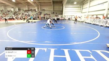 126 lbs Rr Rnd 2 - Sawyer Ostroff, Shore Thing Surf vs Gage Rutan, Fight Barn WC