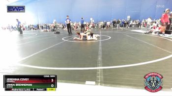 100 lbs Cons. Semi - Jeremiha Covey, Hannibal vs Owen Brenneman, SlyFox