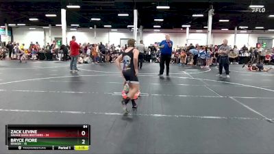 84 lbs Round 6 (8 Team) - Zack Levine, Savage Barn Brothers vs Bryce Fiore, Kraken