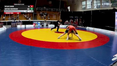 53kg Champ. Round 1 - Rylie Chew, Coast RTC vs Brynn Whitrow, Strathcona Wrestling Club