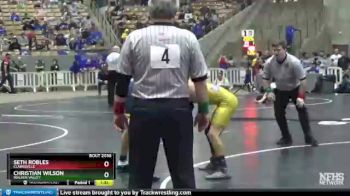 AA 132 lbs Champ. Round 1 - Christian Wilson, Walker Valley vs Seth Robles, Clarksville