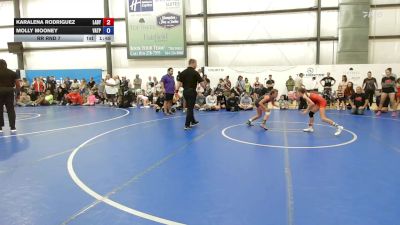 38 lbs Rr Rnd 7 - Karalena Rodriguez, Lady Warriors United - W vs Molly Mooney, Virginia Team Predator - W
