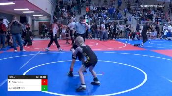 52 lbs Quarterfinal - Ayo Bear, Mojo Grappling vs Jace Hebert, Poteau Youth Wrestling
