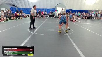 120 lbs Round 4 (8 Team) - Anthony Oscar, Ohio Gold 24k vs Jackson Snyder, Phoenix WC