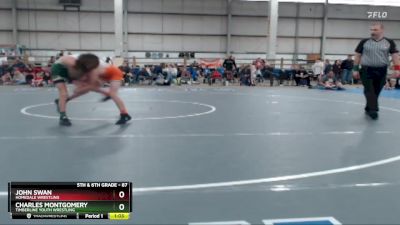 87 lbs Cons. Round 2 - Charles Montgomery, Timberline Youth Wrestling vs John Swan, Homedale Wrestling