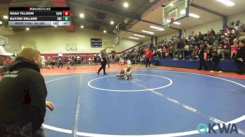 35 lbs Final - Noah Tillison, Fort Gibson Youth Wrestling vs Baxter Sellers, Salina Wrestling Club