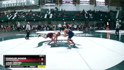 165 lbs Cons. Round 5 - Louie Cerchio, Spartan Combat RTC vs Chandler Amaker, Central Michigan