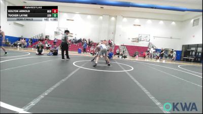 132 lbs Semifinal - Kolton Arnold, Moore vs Tucker Layne, Lions Wrestling Academy