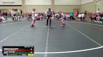 92 lbs Round 3 - Knox Ritchie, Minion vs Adrian Feliciano, Darkhorse Wrestling