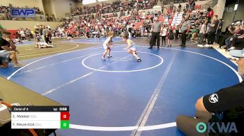 60 lbs Consi Of 4 - Easton Meeker, Collinsville Cardinal Youth Wrestling vs Frankie Meyerdick, Collinsville Cardinal Youth Wrestling