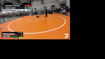 46 lbs Round 2 - Grace Cogar, Spartan Mat Club vs Mariana Alcantara, Silverback Wrestling Fort Worth