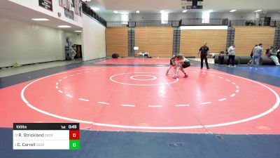 100 lbs Consi Of 4 - Rylan Strickland, Georgia vs Colt Carroll, Georgia