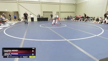 130 lbs Semis & 1st Wrestleback (8 Team) - Claudia Heeney, Illinois vs Abigail Mozden, Ohio Red