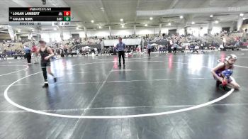 85 lbs Cons. Round 2 - Logan Lambert, GOVS Elite vs Collin Kirk, Buccaneer Wrestling Club