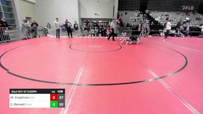 121 lbs Rr Rnd 7 - Micah Engelman, Mat Assassins Red vs Cameron Bonnell, Doughboys