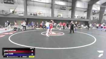 165 lbs Semifinal - Chaz Ponton, ID vs Kash Cobb, ID