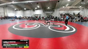 170 lbs Cons. Round 2 - Lorelai Winston, Vista Ridge vs Brooklyn Webster, Pueblo Central