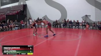 139 lbs Quarterfinals (8 Team) - GAVIN CANTERA, West Shore Wrestling Club vs Preston Burroghs, M2 Blue (NJ)