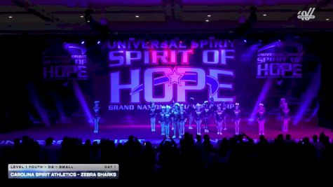 Carolina Spirit Athletics - Zebra Sharks [2026 L1 Youth - D2 - Small Day 1] 2026 Spirit of Hope Grand Nationals
