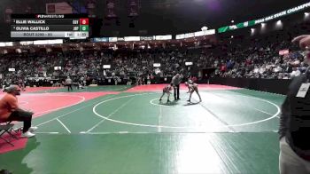 85 lbs Round 3 - Ellie Wallick, CGY2 vs Olivia Castillo, JRP1