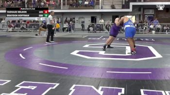 285 lbs Round 1 (4 Team) - Braydon Hoffman, Cornell College vs Tashaud Nelson, Luther