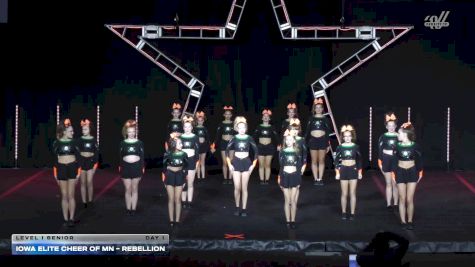 Iowa Elite Cheer of MN - REBELLION [2025 L1 Senior Day 1] 2025 Nation's Choice Grand Nationals