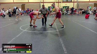 160 lbs Round 4 (6 Team) - Lawson Ayers, Machine Shed WC vs Alex Schwartz, M2TCNJ