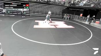 5A 190 lbs Cons. Round 1 - Jenica Vigil, West Jordan vs Bailey Edwards, Northridge