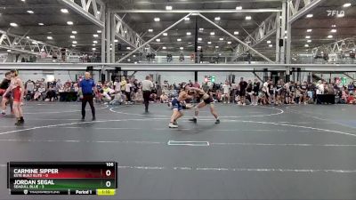 106 lbs Round 6 (8 Team) - Carmine Sipper, Este Built Elite vs Jordan Segal, Seagull Blue