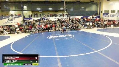 197 lbs Champ. Round 1 - Manny Mejia, Harper College vs Hunter Coons, UW-Whitewater