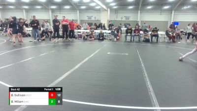 80 lbs Round 9 (10 Team) - Brady Sullivan, Wolfpack WC vs Benjamin Miliam, 84 Athletes