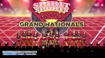 South Coast Cheer - Fearless [2026 L6 Senior - XSmall Day 2] 2026 Spirit Sports Grand Nationals