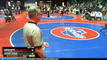 4 lbs Semifinal - Aaron Davis, North Oconee vs Amadou Diallo, Mount Zion-Jonesboro