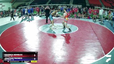 165 lbs Quarters & Wb (16 Team) - Maverick Heimbuck, Oregon 1 vs Jonathan Pacheco, New Mexico