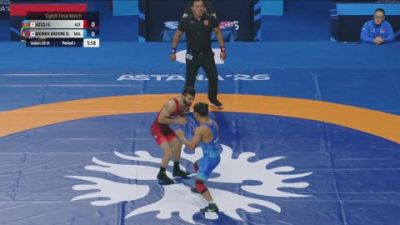 55 kg 1/8 Final - Eldaniz Azizli, Azerbaijan vs Davaabandi Munkh Erdene, Mongolia