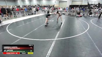 120 lbs Quarterfinal - Jet Brown, MO West Championship Wrestling Club vs Andrew Huerta, Boneyard Wrestling Academy