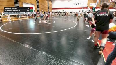 144 lbs Cons. Round 3 - Monte Hutchinson, Cody Middle School vs Bridger Elliott, Dean Morgan