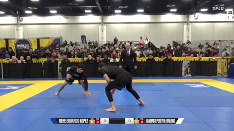 Santiago Pereyra Furlong vs Rene Eduardo Lopez 2024 World IBJJF Jiu-Jitsu No-Gi Championship