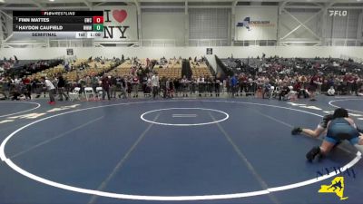 120 lbs Semifinal - Haydon Caufield, Warrior Warehouse Wrestling vs Finn Mattes, GPS Wrestling Club